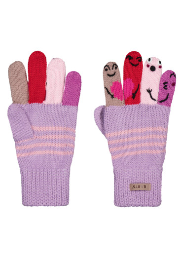 detail Barts Puppet Gloves lilac