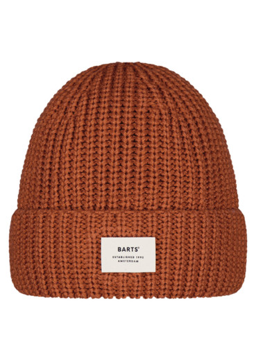 detail Barts Zerman Beanie brick