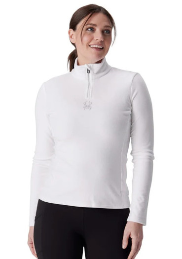 detail Dámská funkční mikina Spyder Shimmer Bug 1/2 Zip White