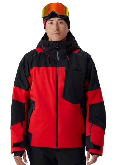 detail Pánská lyžařská bunda Spyder Leader Jacket Spyder Red