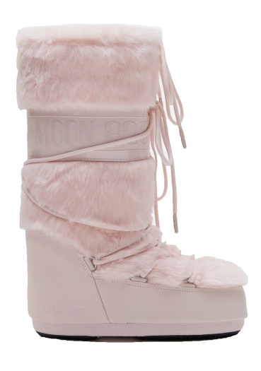 detail Dámské boty Moon Boot Icon Faux Fur J042 Dusty Pink