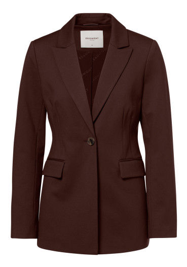 detail Beaumont Hedwig Blazer Dark Chocola