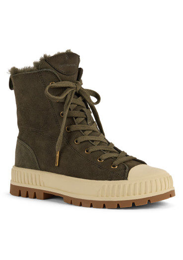 detail Dámské zimní boty EMU Australia Nomad Wanderer Dark Olive
