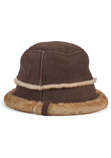 detail EMU Australia EMU Sheepskin Hat Deluxe Chocolate