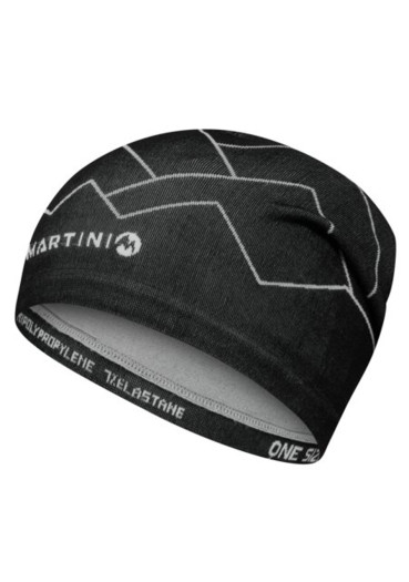 detail Čepice Martini Argon Light Knitted Beanie Uni Black/White