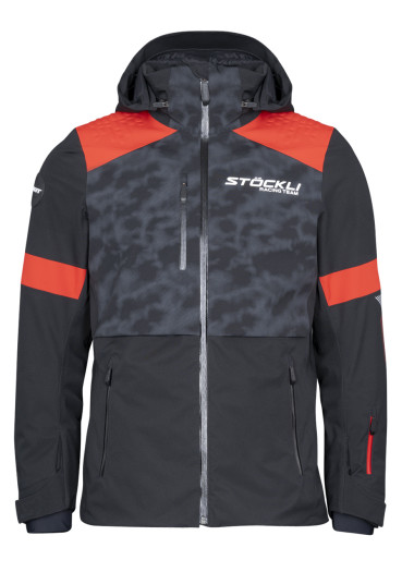 detail Stöckli Skijacket HE WRT Black/Red