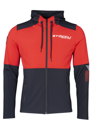 detail Stöckli Hoody HE WRT Black/Red