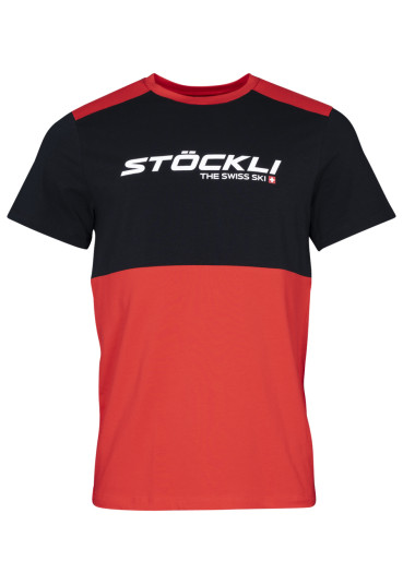 detail Stöckli T-Shirt HE Urban WRT Red/Black