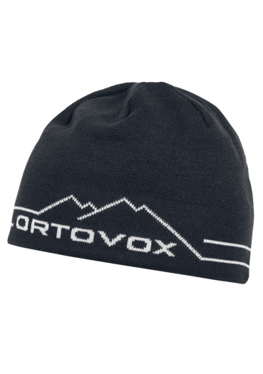 detail Vlněná čepice Ortovox Peak Beanie Black Raven