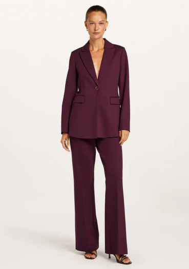 detail Beaumont Hedwig Blazer Dark Berry