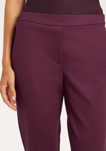 detail Beaumont Charlie Pants Dark Berry