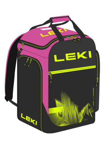 detail Leki Skiboot Bag WCR / 60L, neonpink-black-neonyellow