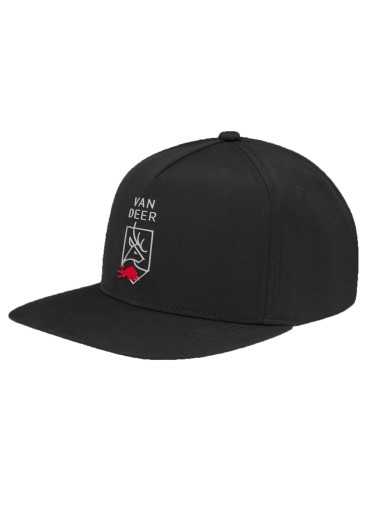 detail Van Deer Flat Cap Black