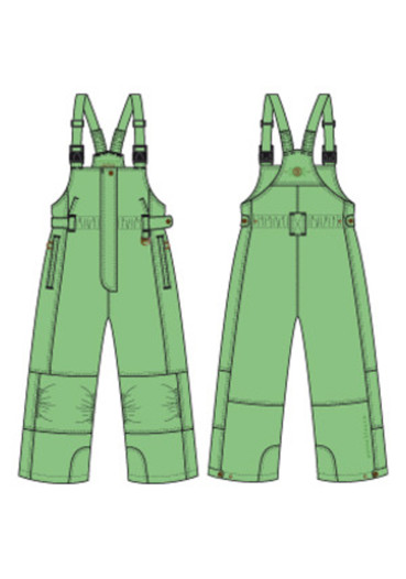 detail Dětské zimní kalhoty POIVRE BLANC 1024-BBGL BIPPANTS 18M-3R