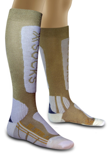 detail Dámské lyžařské podkolenky X-SOCKS SKI METAL W