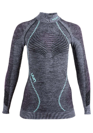 detail Dámské tričko UYN LADY AMBITYON UW SHIRT LG_SL MELANGE TURTLE NECK