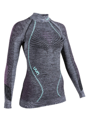 detail Dámské tričko UYN LADY AMBITYON UW SHIRT LG_SL MELANGE TURTLE NECK