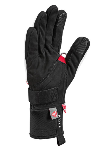 detail Dámské rukavice Leki Nordic Thermo Shark Lady white-black-red