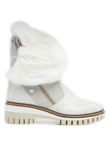 detail Dámské zimní boty Nis 2015457/2 Scarponcino Zip Pelle St. Rettile Latte/Rex