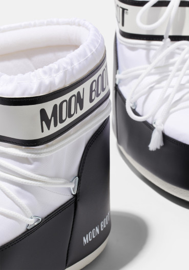 detail Dámské boty Moon Boot Icon LOW Nylon 002 White