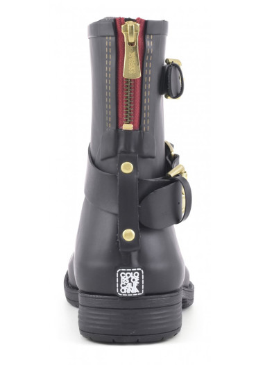 detail Dámské gumáky Colors of California Tractor sole Rubber low Boot w black
