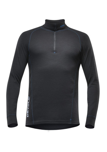 detail Pánské triko DEVOLD DUO ACTIVE MAN ZIP NECK BLK