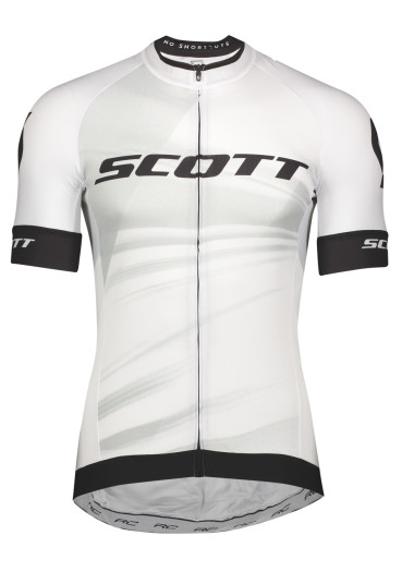 detail Cyklo dres Scott Shirt RC Pro s/sl White/Black