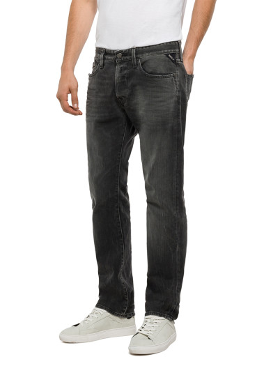 detail Pánské kalhoty REPLAY M983 000333 Regular Slim Jeans