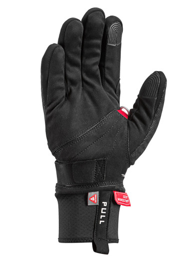 detail Rukavice Leki Nordic Thermo Shark – Black / Red