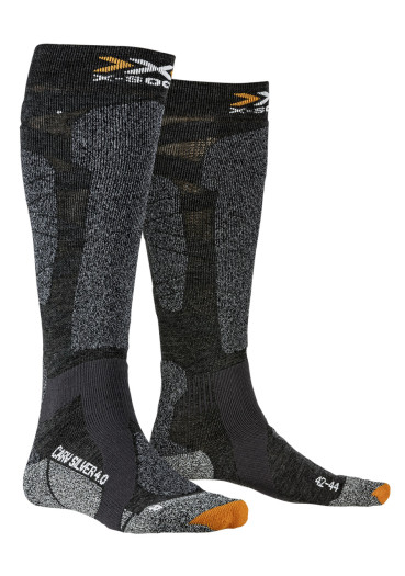 detail X-SOCKS® CARVE SILVER 4.0 Anthracite Melange/Black Melange