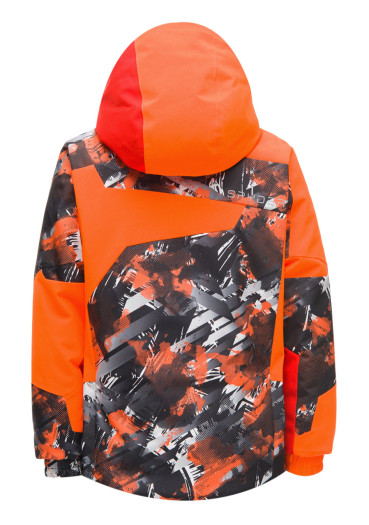 detail Dětská zimní bunda Spyder 195080-830 -MINI LEADER-Jacket-parallelagram prin