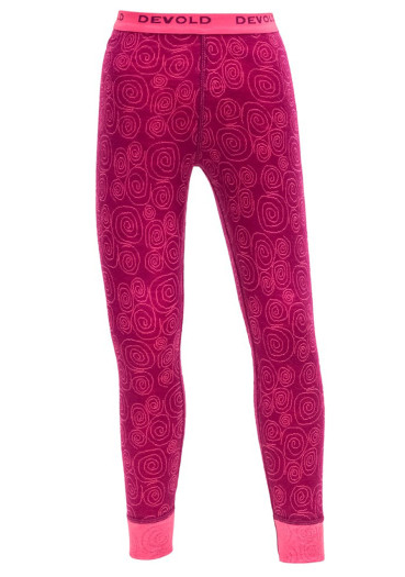 detail Dětské kalhoty Devold Active Kid Long Johns Plum