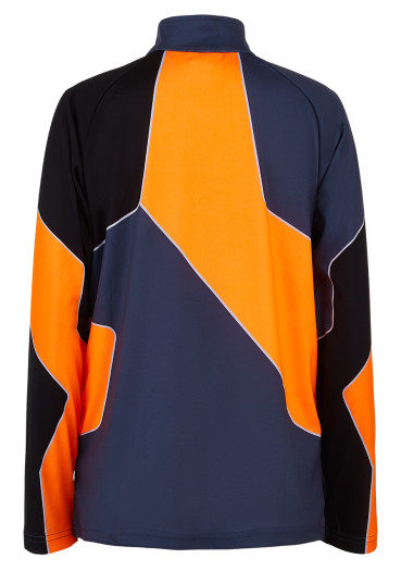 detail Dětský rolák Spyder Boys Divide-Zip T-Neck-ebony boe