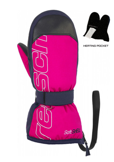 detail Dětské rukavice Reusch BabyTech PINKGLO/DRESSBLUE