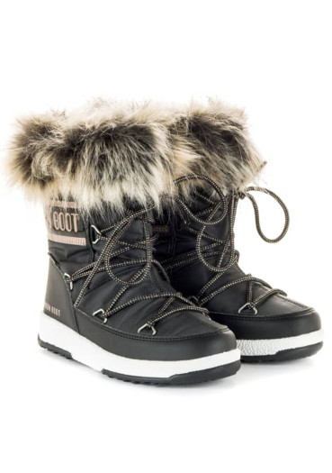 detail Dětské zimní boty MOON BOOT JR GIRL MONACO LOW WP black / copper