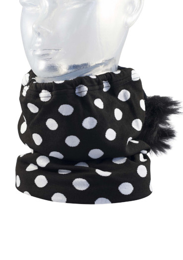 detail Nákrčník Newland 54032 Neckwarmer Black/White