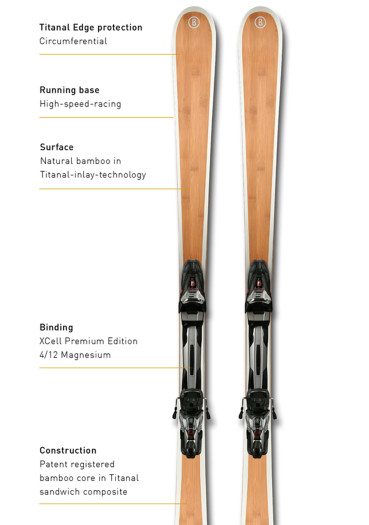 detail Sjezdové lyže Bogner Bamboo RK 16/17