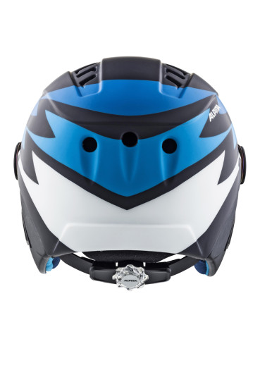 detail Dětská lyžařská helma Alpina Carat LE Visor HM Blue