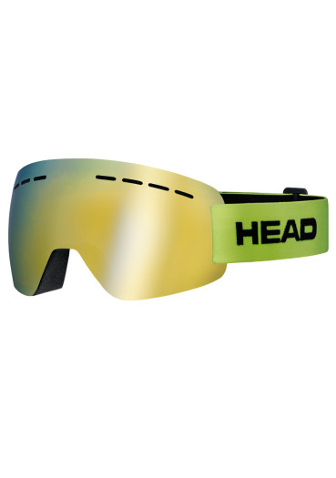 detail Sjezdové brýle Head SOLAR FMR lime