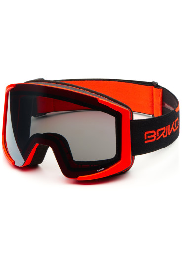 detail Sjezdové brýle Briko LAVA XL MT ORANGE FL-BLK-SM3