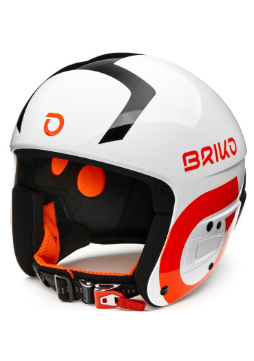 detail Lyžařská helma Briko Vulcano FIS 6.8 Fluid Mimpact S Wh/Bk/Or
