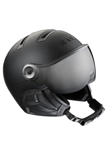 detail Lyžařská helma Kask SHE00061 Visor PIUMA R SHADOW Black
