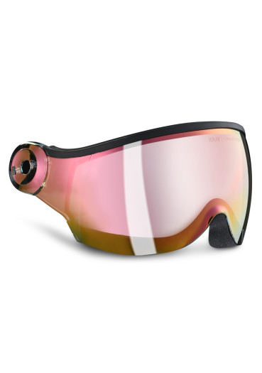 detail Výmenný štít Kask SVI00009 Visor PIUMA R Pink gold mirror