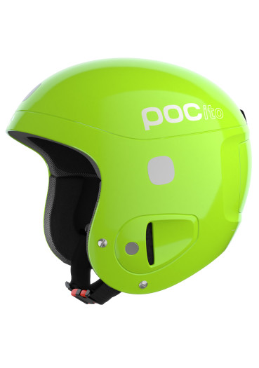 detail Dětská lyžařská helma POC POCito Skull Fluorescent Yellow/Green Adjustable