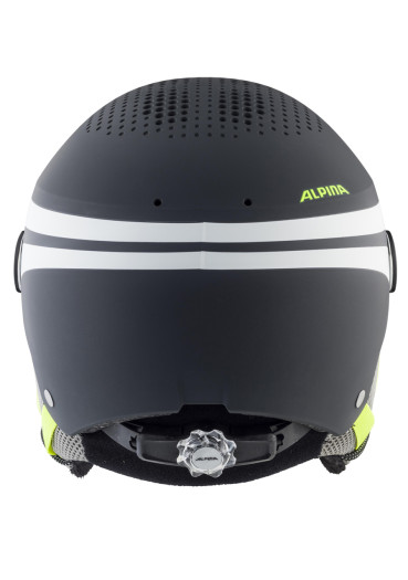 detail Dětské lyžařská helma Alpina Zupo Visor,A9229.32 CHARCOAL-NEON MATT
