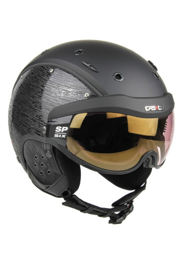 detail Lyžařská helma Casco SP-6 Visor Brush Black