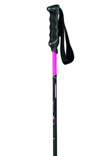 detail Dámské lyžařské hole Komperdell Radical Carbon Pink