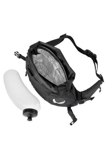 detail Ledvinka - bidon Atomic NORDIC THERMO BOTTLE BELT Black/Grey