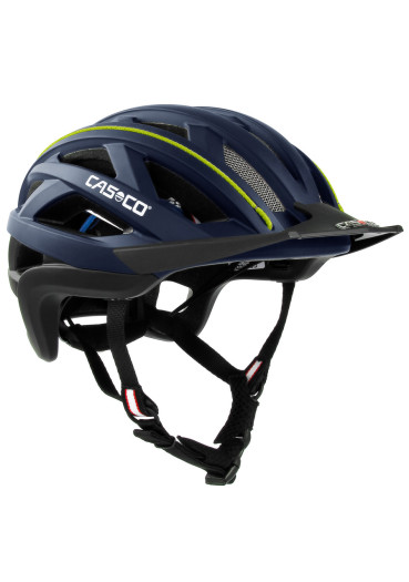 detail Cyklo helma Casco Cuda 2 Blue-neon yellow