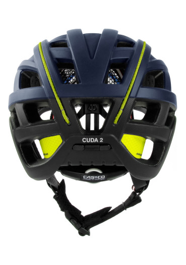 detail Cyklo helma Casco Cuda 2 Blue-neon yellow